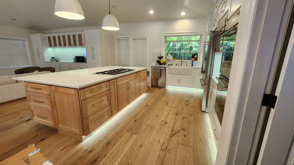 Full Scale Kitchen and Living Space Remodel in Bremerton