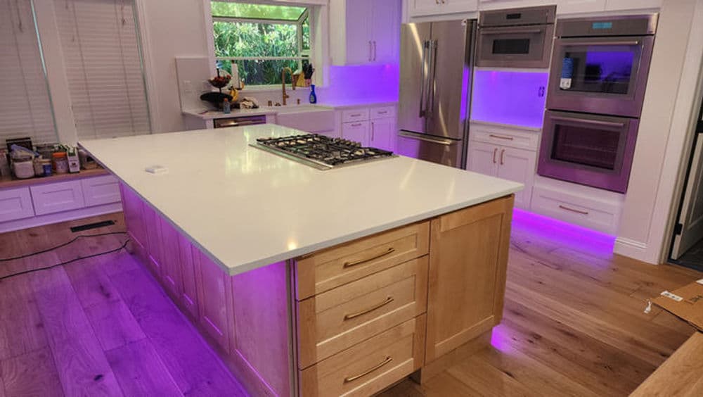 Full Scale Kitchen and Living Space Remodel in Bremerton