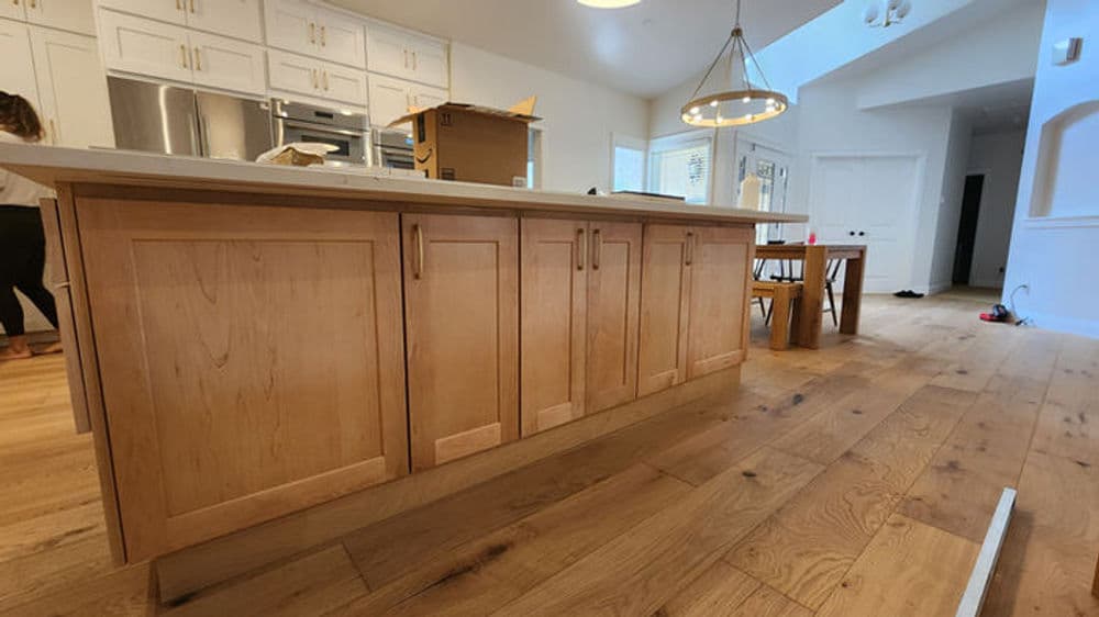 Full Scale Kitchen and Living Space Remodel in Bremerton