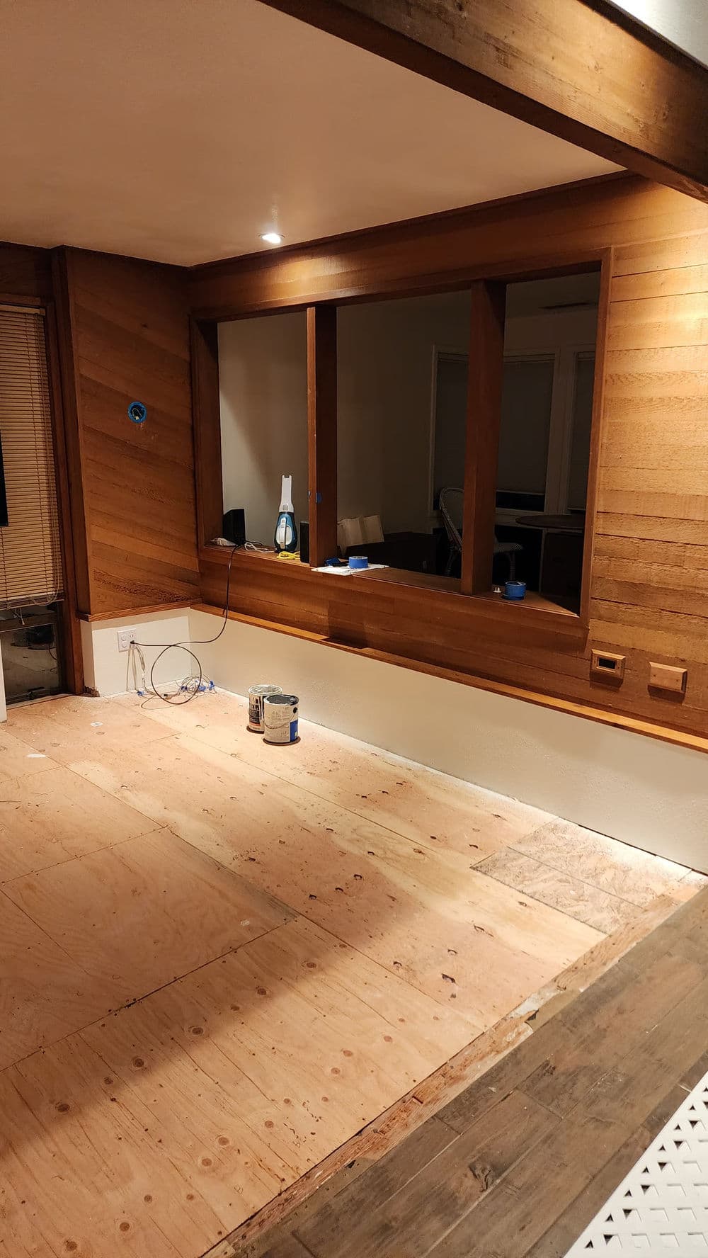 Gallery photos for Sunken Living Room Rebuild and Carpet Install in Fox Island: Image #6