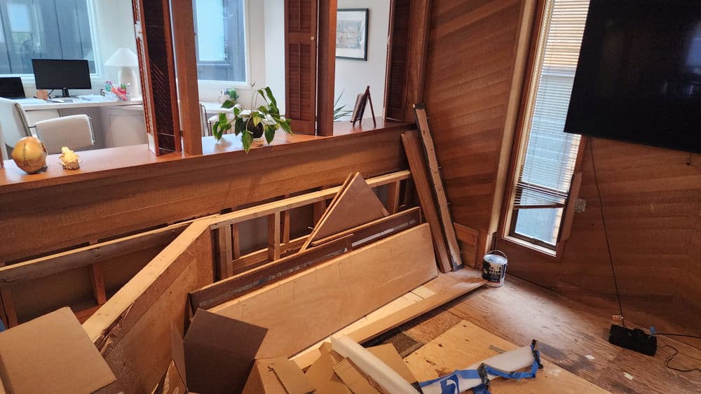Gallery photos for Sunken Living Room Rebuild and Carpet Install in Fox Island: Image #17