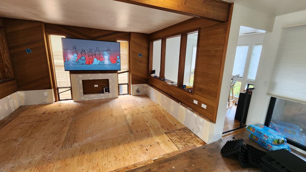 Gallery photos for Sunken Living Room Rebuild and Carpet Install in Fox Island: Image #12