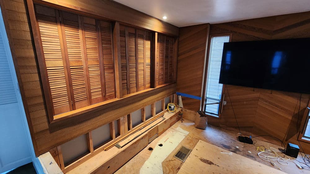 Gallery photos for Sunken Living Room Rebuild and Carpet Install in Fox Island: Image #14