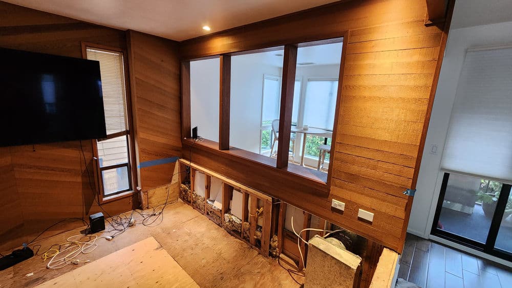 Gallery photos for Sunken Living Room Rebuild and Carpet Install in Fox Island: Image #15