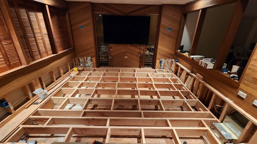 Gallery photos for Sunken Living Room Rebuild and Carpet Install in Fox Island: Image #20