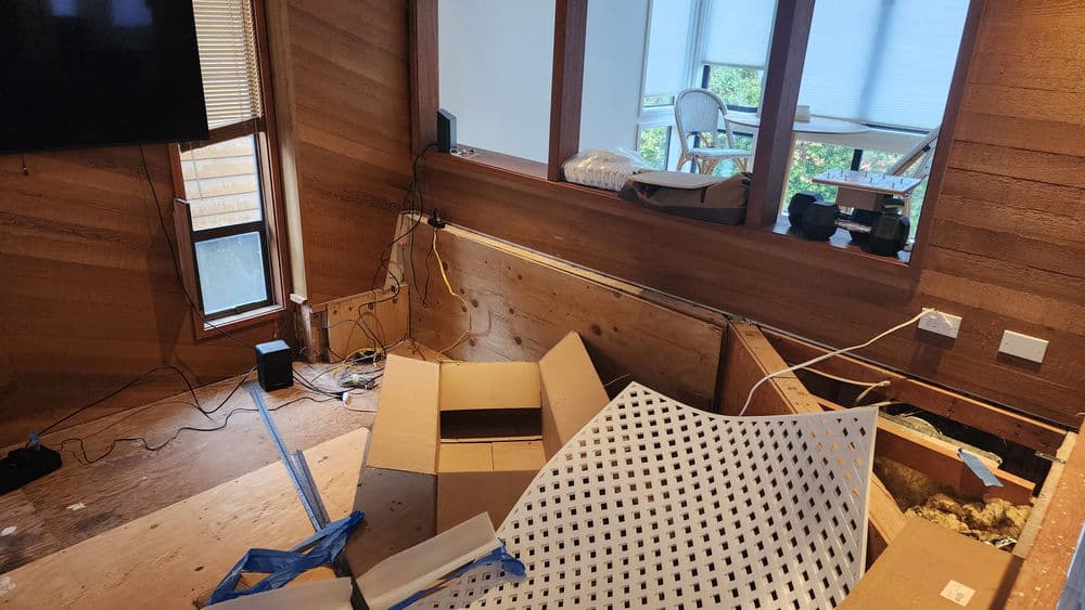 Gallery photos for Sunken Living Room Rebuild and Carpet Install in Fox Island: Image #22