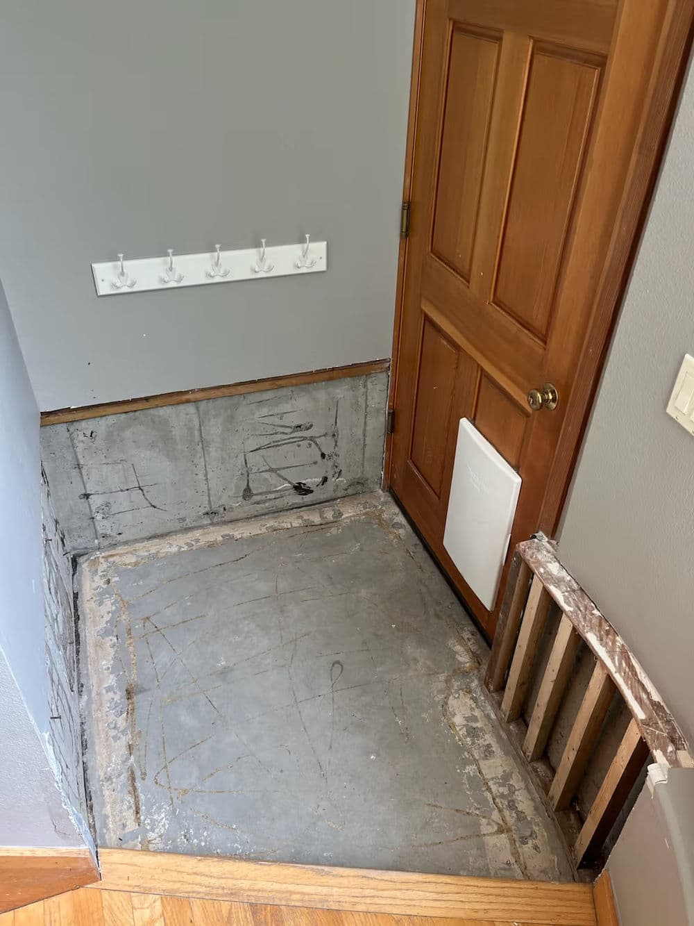 Entryway Flooring and Drywall Renovation in Poulsbo WA