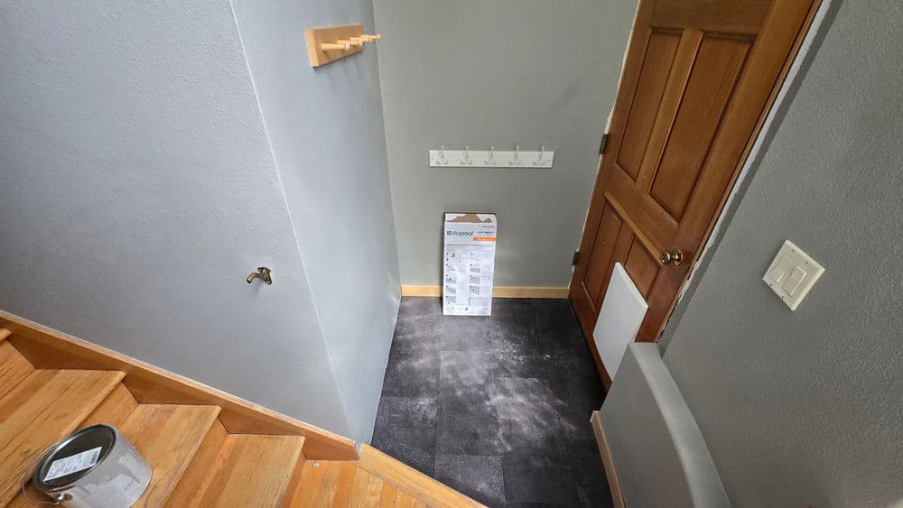 Entryway Flooring and Drywall Renovation in Poulsbo WA
